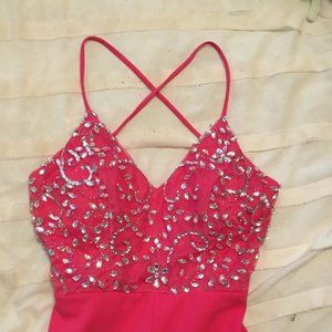 Windsor Hot Pink Prom Dress